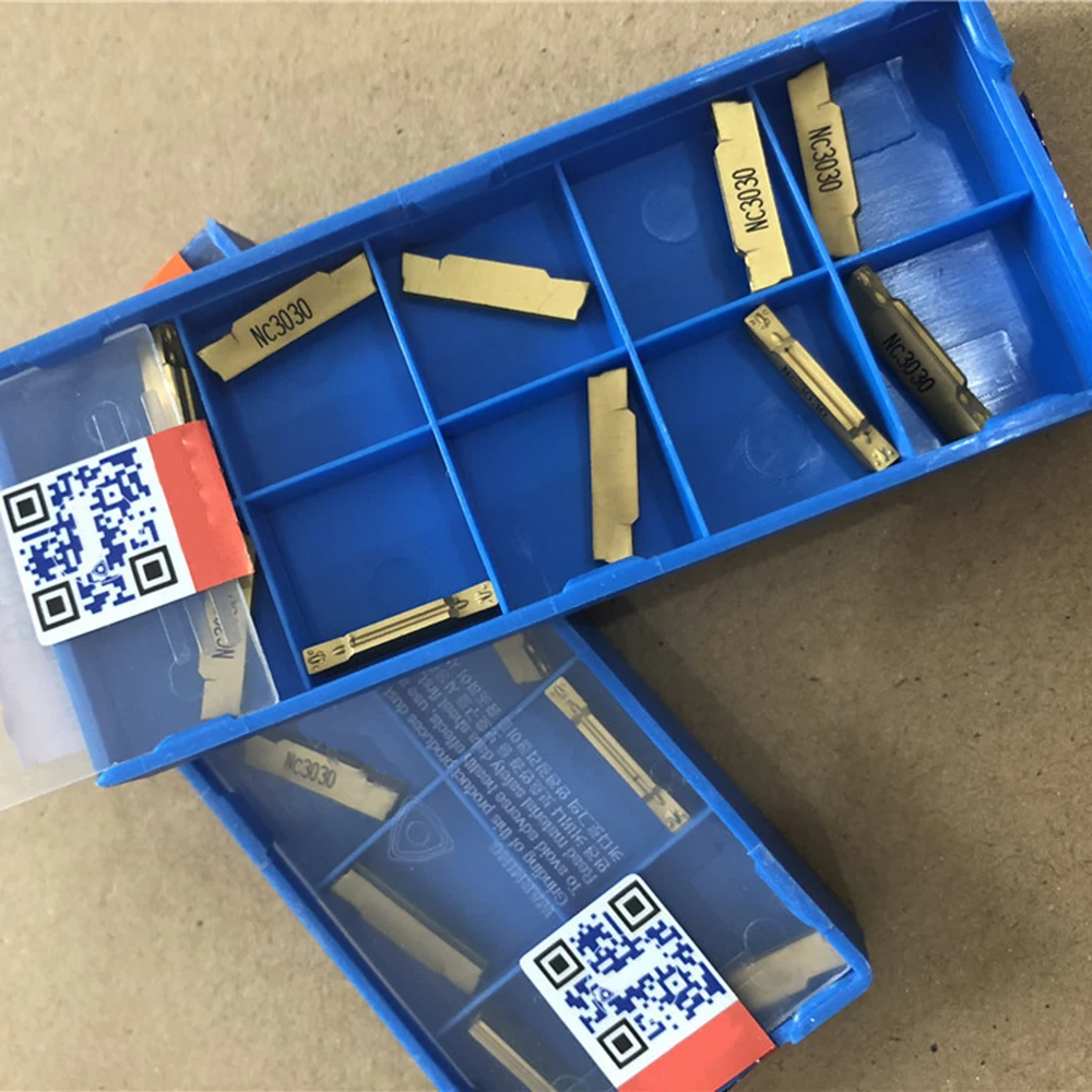 NEW 10pcs MGMN250 G NC3030 CNC blade Carbide Grooving knifeknives