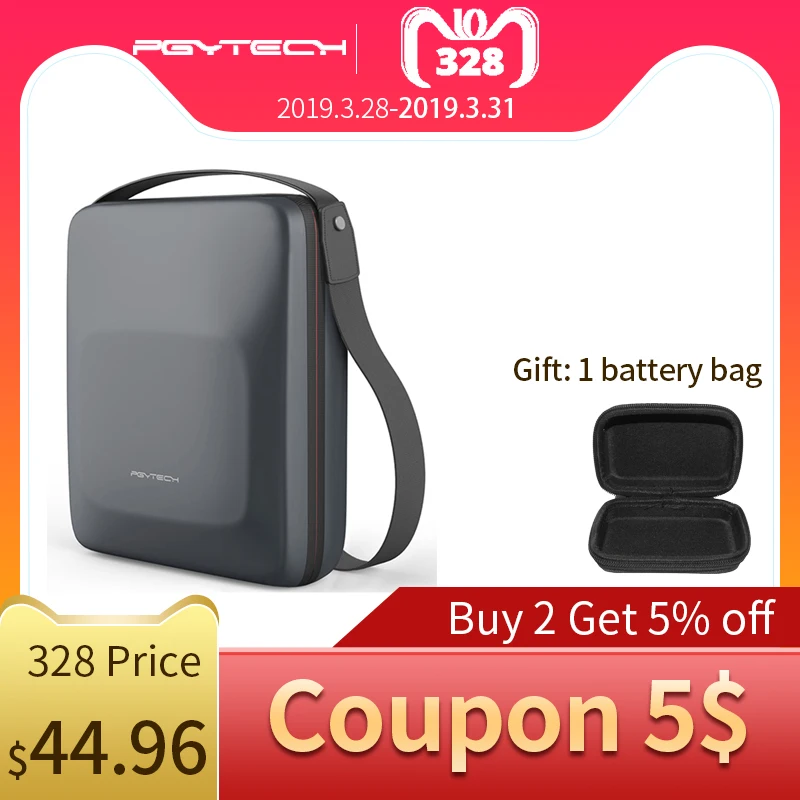 PGYTECH Waterproof General Single-shoulder Bag Handbag Case for DJI MAVIC 2 PRO/MAVIC 2 ZOOM for DJI Flight UAV Buy 1 get 1 Gift