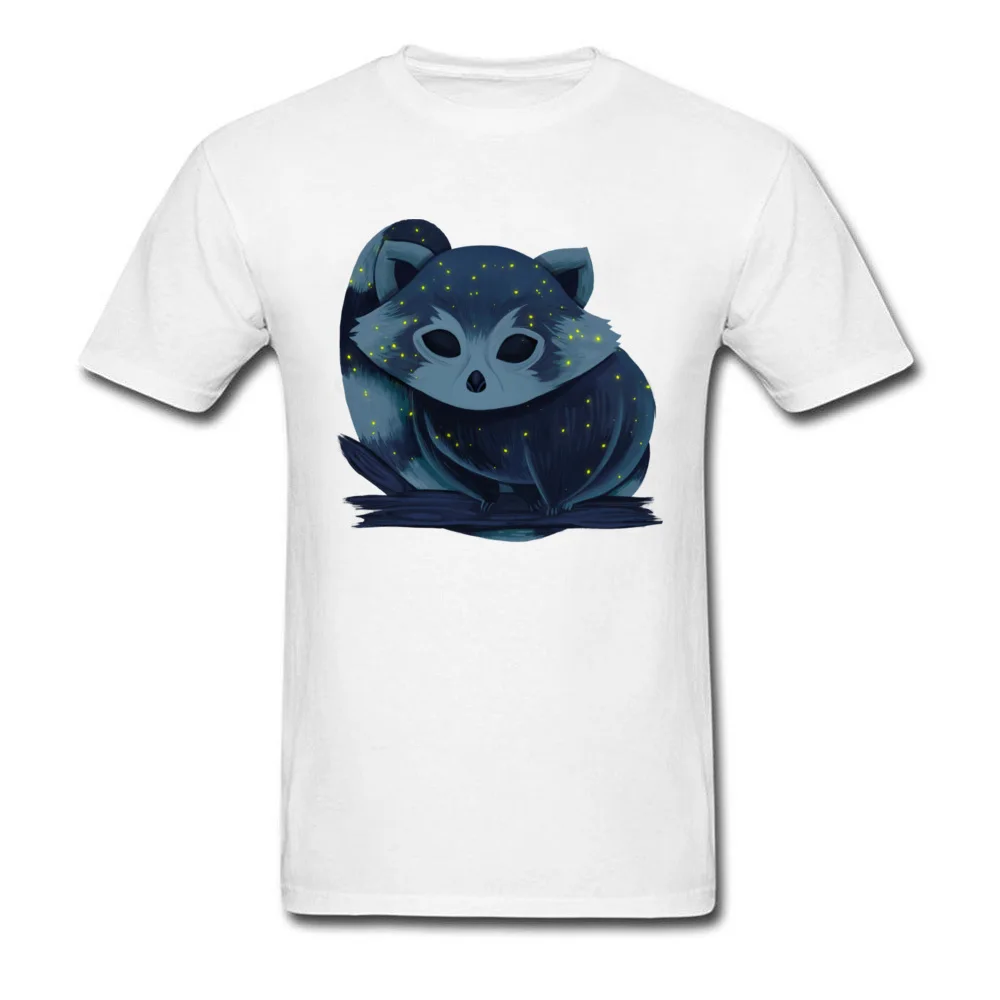 RED PANDA FROM SPACE Funky Print Tops T Shirt Crewneck Summer 100% Cotton Short Sleeve T Shirts for Men Gift Clothing Shirt RED PANDA FROM SPACE white