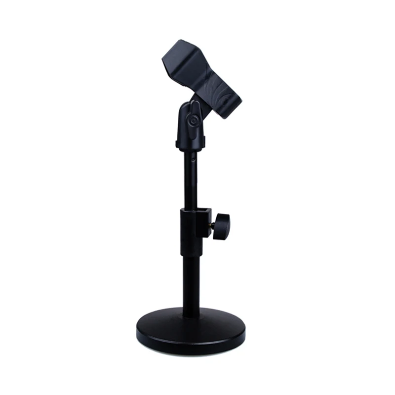 Metal Disc Microphone Bracket DS-12 Black style two (1)