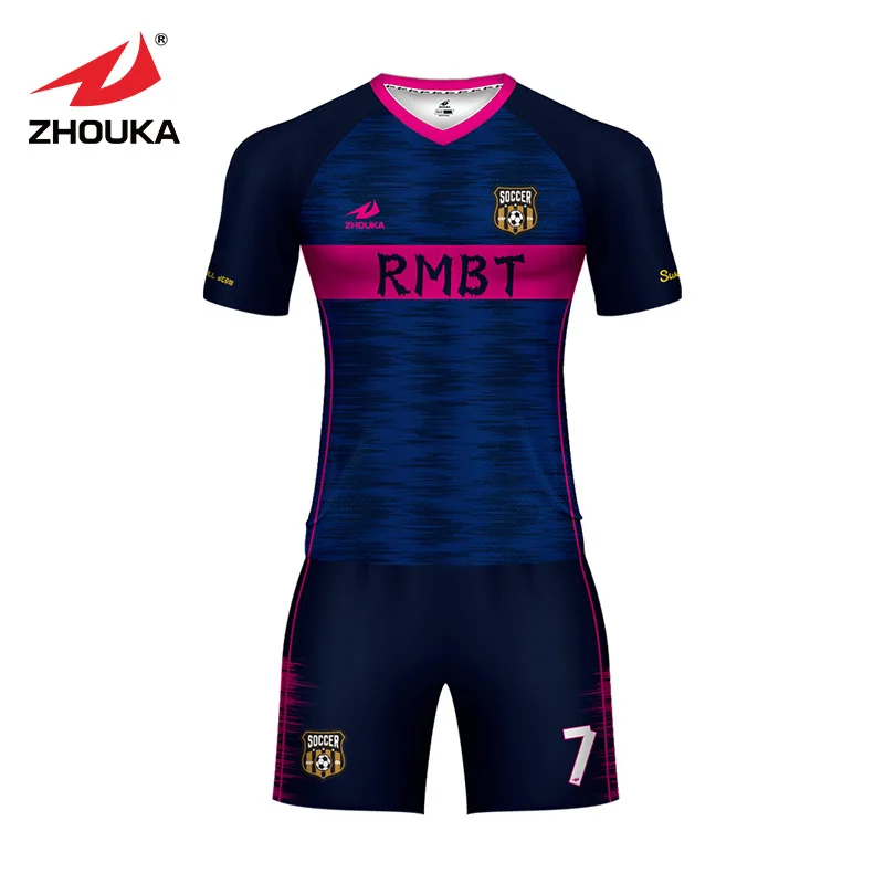 

2019 New Jerseys Soccer Uniform Custom Sublimation Design Youth Soccer Uniforms Full Sublimation Team Club Kits Football Jerseys