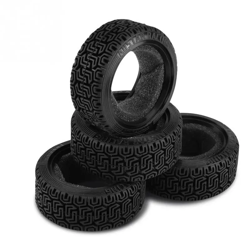 4Pcs/Set RC Rubber Tires 1/10 Car 68mm Diameter Tire High Quality RC
