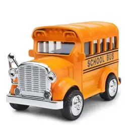 1:36 игрушечный автомобиль мини Классический автобус металлическая игрушка сплав автомобиля Diecasts & Toy Vehicles модель автомобиля свет и soundToys для