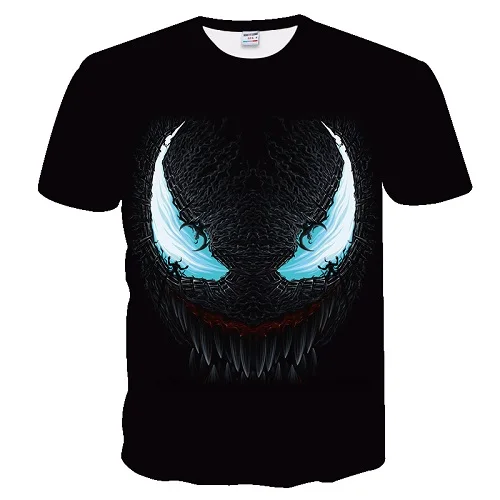 Мужская и женская летняя футболка с 3D принтом Venom Man Wei BIANYILONG брендовая Модная креативная рубашка с короткими рукавами - Цвет: TXUO-378