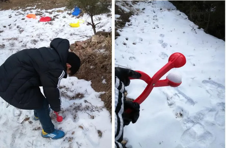 Зимний Снежный мяч производитель песка форма инструмент детская игрушка снег совок чайник клип снежок бой Спорт на открытом воздухе детская игрушка ZHD