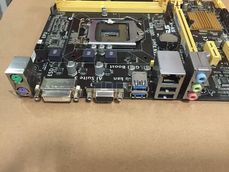 Оригинальная десктопная Материнская плата ASUS DDR3 LGA 1150 USB2.0 USB3.0 VGA DVI 16 Гб B85 б/у