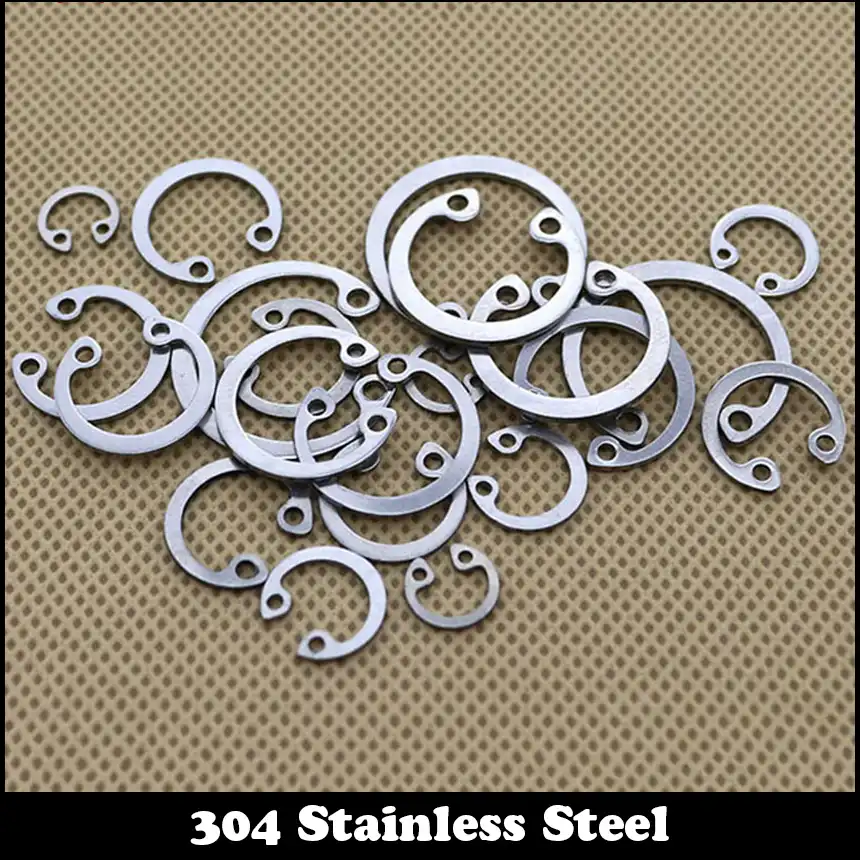 Internal Retaining Rings Metric Stainless Spring Steel 100 pcs M29 DIN 472