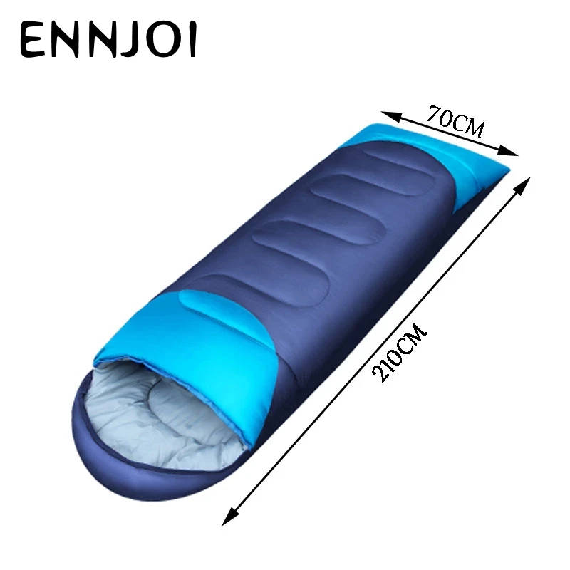 

Down Cotton Camping Sleeping Bag Winter Autumn Envelope Hooded Sleeping Bag Camping Vacuum Bed Camping Accessories