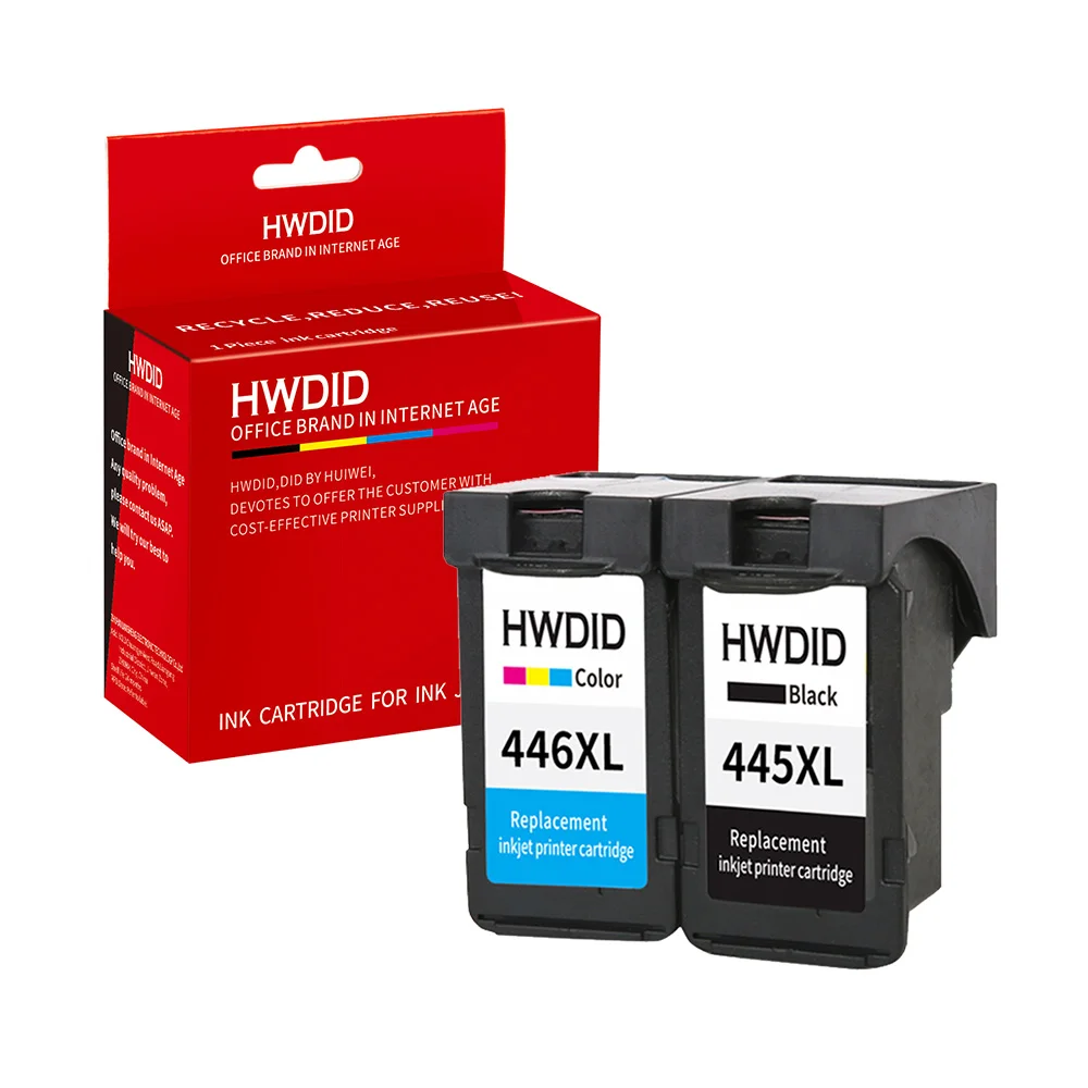 HWDID pg445 cl446 чернильный картридж Замена для Canon pg-445 cl-446 PG 445 для Canon PIXMA MX494 MG 2440 2540 2940 MX494 IP2840