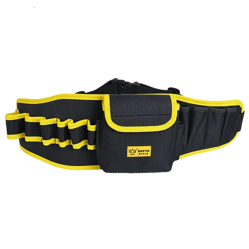14 IN 1 Waterproof Tool Bag Electrician Fabric Oxford Saddlebag Case