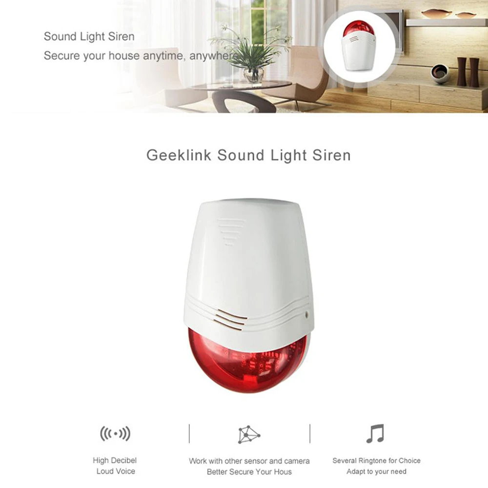 Geeklink умный дом автоматизация Мини хост звуковая сигнализация работает с Google Home