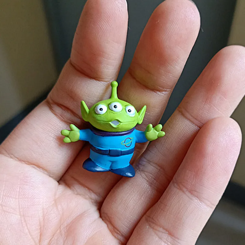 

3cm Tiny Toy Story Alien Figures PVC Alien Action Figure Doll Anime Kids Toys with Opp Bag