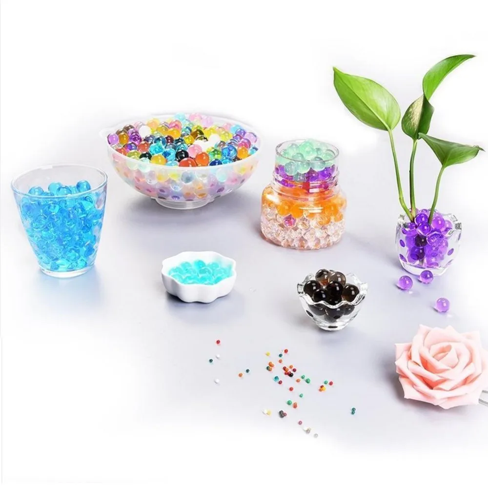 500 قطعة/الحقيبة المياه بندقية رصاصة لعبة Orbeez لينة الكريستال المياه الألوان بندقية رصاصة تنمو المياه الخرز كرات في الهواء الطلق Orbita مسدس لعبة