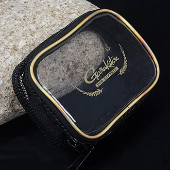 

Gamakastu PU Waterproof Fishing Bag Fishing Float Storage Case Multi-functional Fishing Tackle Accessories Case 13*9*4cm