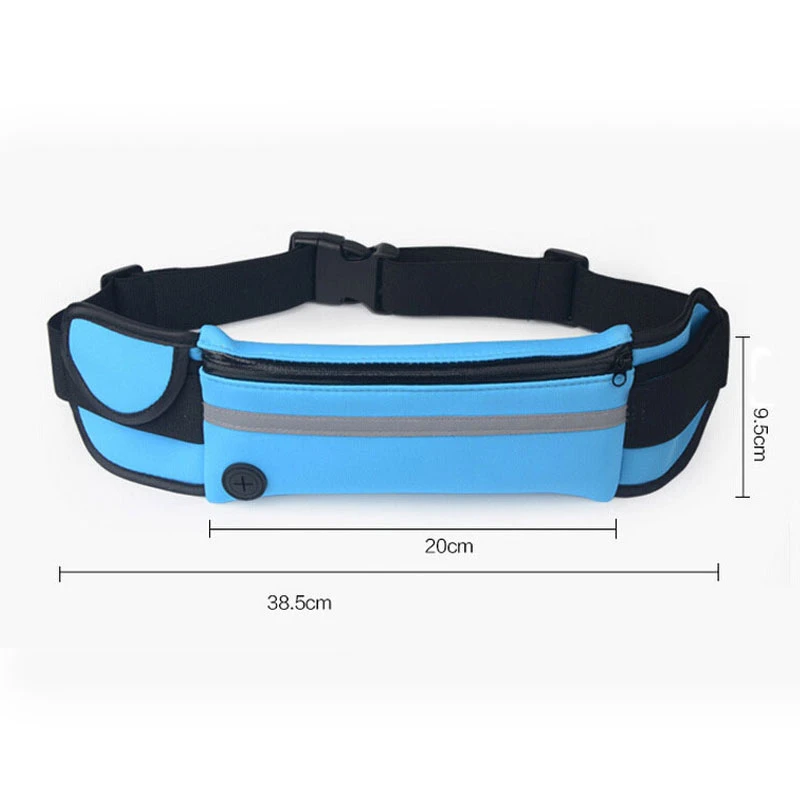 New Outdoor Running Waist Bag Waterproof Mobile Phone Holder Jogging Belt Belly Bag Women Gym Fitness Bag Lady Sport Accessories