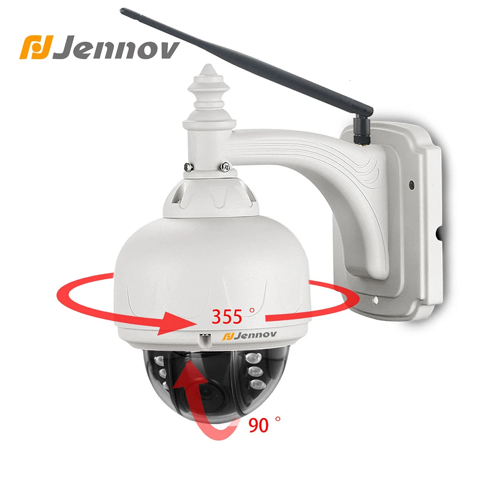 

Jennov 1080P PTZ IP Camera Wifi CCTV Camera Outdoor 4X Zoom Onvif CamHi 2.8-12mm Baby Monitor IP Cam Wi-Fi Security Camera