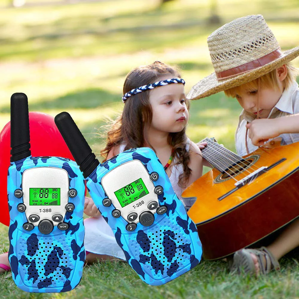 Professional Handheld Walkie Talkie Kids VOX Two Way Radio Communicator