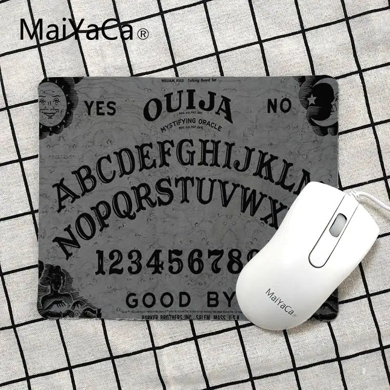 MaiYaCa высокое качество Ouija доска DIY дизайн игровой с узором коврик для мыши Размер для 18x22 см 25x29 см маленький коврик для мыши