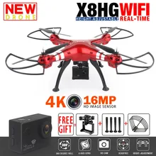SYMA X8 X8G X8HG X8HW FPV Quadcopter RC Drone with 4K/16MP WiFi Camera 2.4G 4CH 6 Axis RC Helicopter VS MJX X102H
