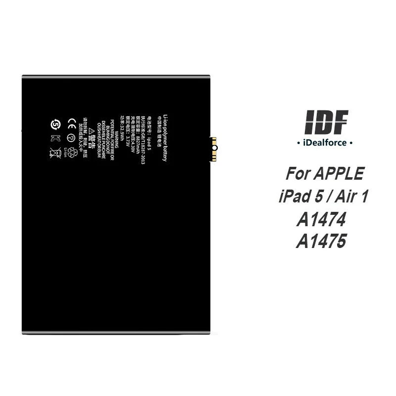 

High Quality 8827mAh Internal Li-ion Battery Replacement For iPad 5 Air 1 iPAD5 Tablet Batteries with tool kit / A1474 A1475
