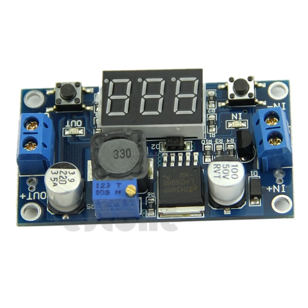 

For DC LM2596 4.0~40 to 1.3-37V LED Voltmeter Buck Step-down Power Converter Module Promotion