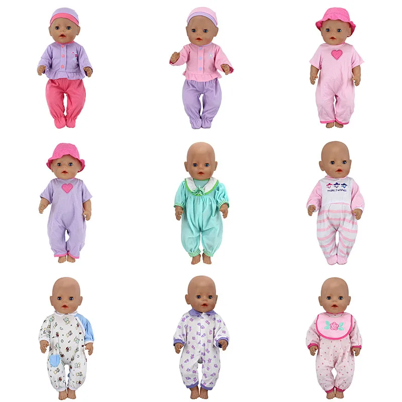 

15 Style clothes Wear for 43cm baby Doll, Children best Birthday Gift(only sell clothes)