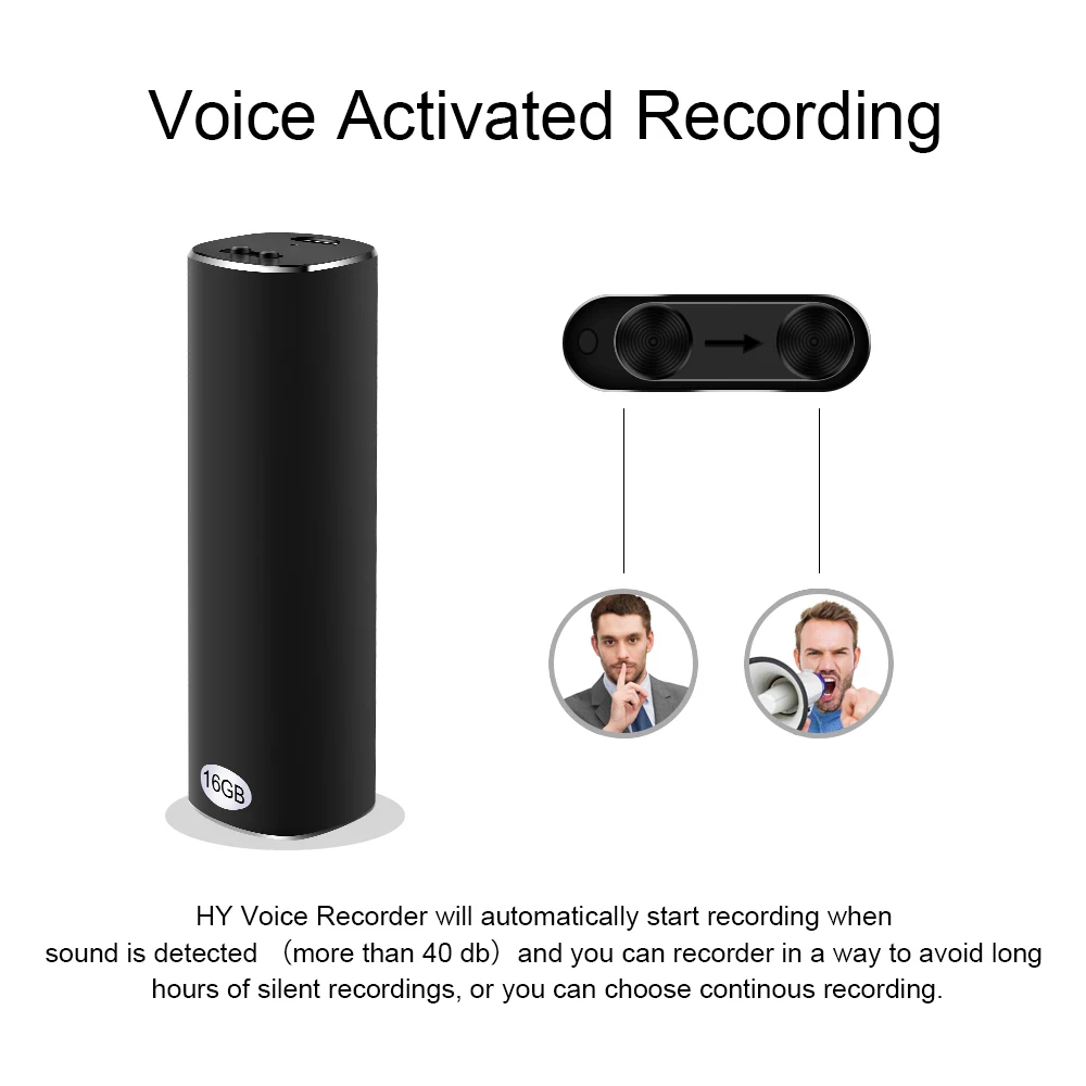 QZT Mini Audio Voice Recorder Professional Digital