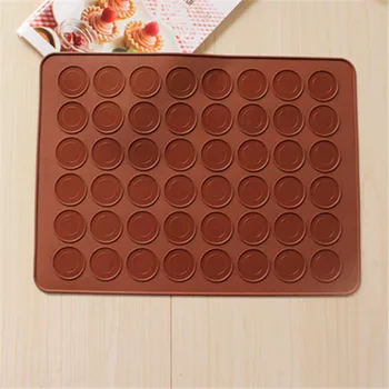 

Pastry Tools Large Size 48 Holes Macaron Silicone Baking Mat Cake , Christmas Bakeware, Muffin Mold/decorating Tips Tools D659