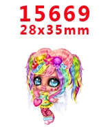15669 30 шт мультфильм персонаж плоское украшение из смолы PR 15669 - Цвет: 15669
