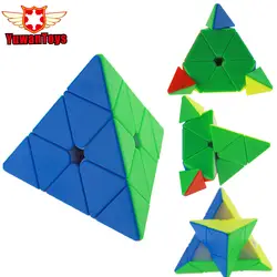 3X3X3 Треугольники Пирамида Magic Cube Головоломка Куб Профессиональный Скорость кубик для игры игрушка для обучения подарки для Для детей