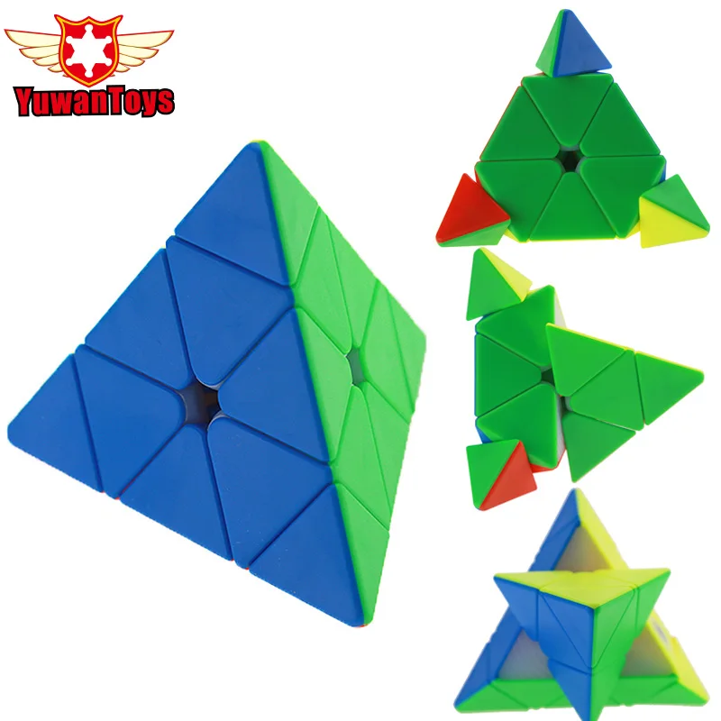 

3X3X3 Triangle Pyramid Magic Cube Puzzle Cube Professional Speed Game Cube Educational Toy Gifts For Children Kids
