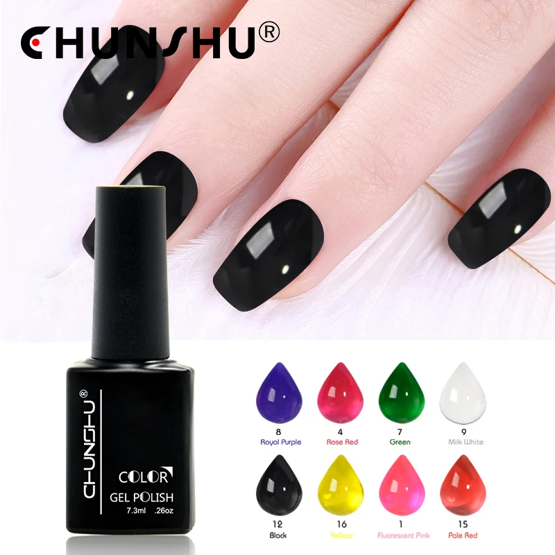 

8ML Ordinary Gel Nail Polish UV GEL Beauty Tool 16 Colors Nail Gel Varnish Lacquer Manicure Semi Permanent Soak Nail Beauty Tool