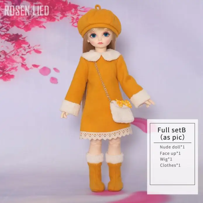 RL кукла RL праздник Miu bjd кукла 1/4 модель тела мальчиков или девочек bjd кукла oueneifs высокое качество смолы игрушки глаз бисер магазин - Цвет: Fullset B in NS aspi