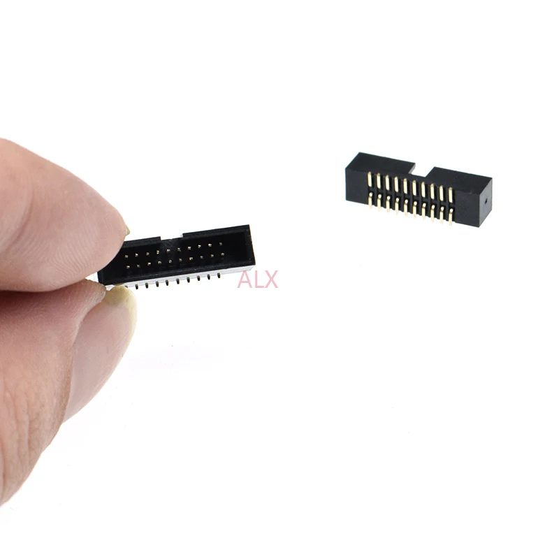 5 шт. SMT 20 PIN 1 27 мм Шаг гнездо прямой idc коробки заголовки PCB разъем двойной ряд SMD