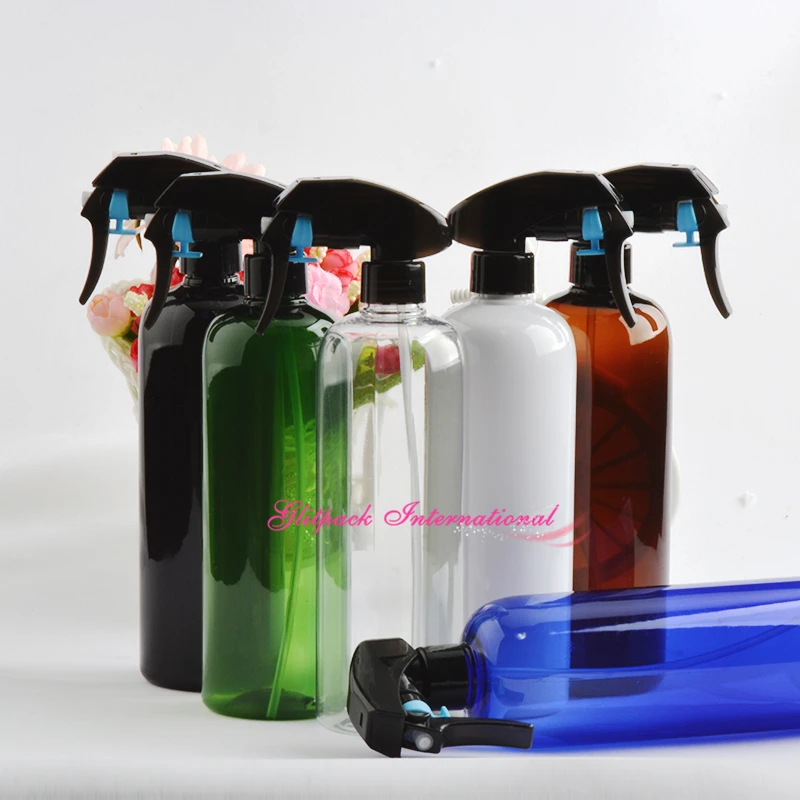 20pcs 17.6oz 500ml Super Fine Mist Sprayer Bottles w/ Mini Trigger