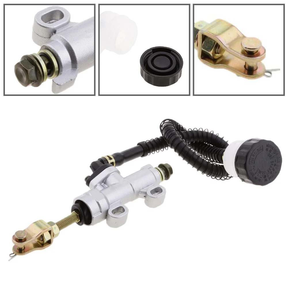 

Back Rear Hydraulic Brake Master Cylinder PIT Quad Dirt Bike ATV Buggy Motocross Rear Brake Word Pump Oil Foot Brake Pump