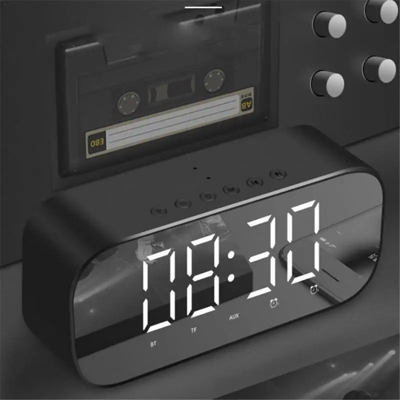 FV S5 часы Bluetooth динамик с дисплеем температуры и будильником громкий s Прямая