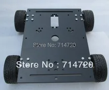 Free shipping Maximum Load 15KG 4WD robot chassis smart car chassis with 4 dc metal motor
