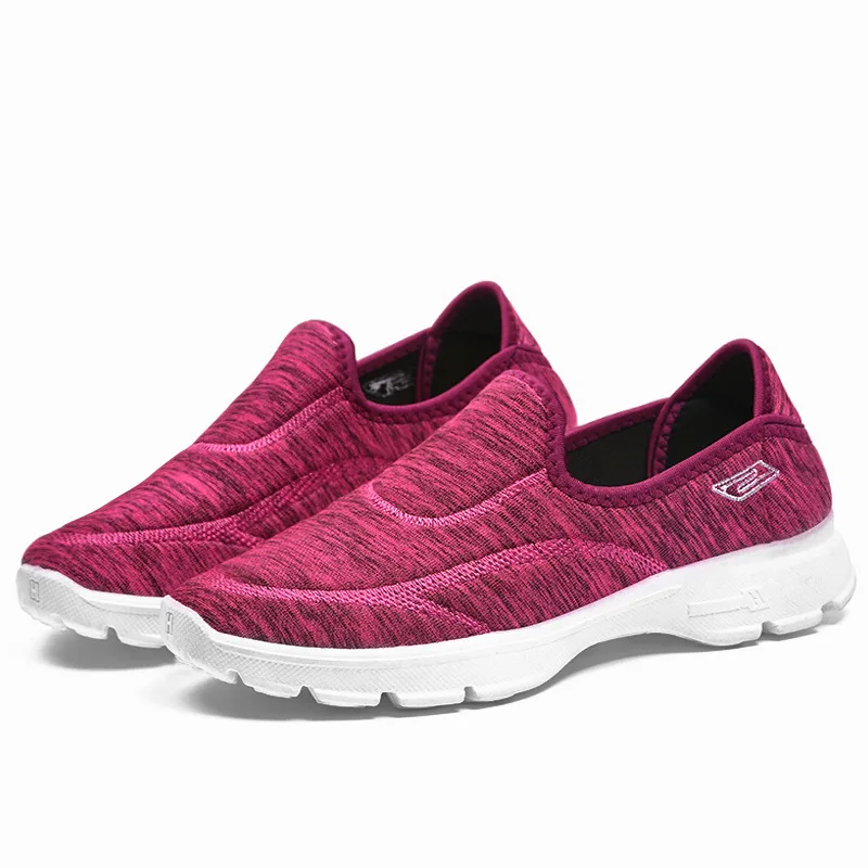 

Women'S Stretch Fabric Flat Shoes Patchwork Slip-On Cotton Casual Shoes Woman Walking Stripe Sneakers Loafers Soft Shoes Zapato