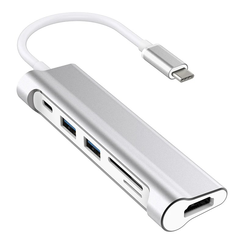 Amkle USB C HUB USB C 3.1 to HDMI SD/TF Card Reader USB Type C Charging Port 2 USB 3.0 HUB Adapter for MacBook Pro Type C HUB Amkle USB C HUB USB C 3.1 to HDMI SD/TF Card Reader USB Type C Charging Port 2 USB 3.0 HUB Adapter for MacBook Pro Type C HUB