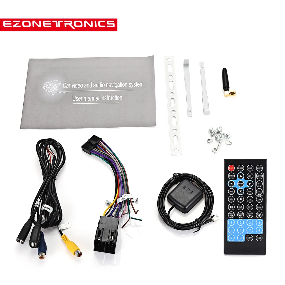 Best Car Android 6.0 Radio Stereo Universal 7" Capacitive Touch Screen 1Din 1024*600  For GPS Navigation BT Radio Stereo Audio Player 5