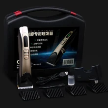 Профессиональная электрическая машинка для стрижки волос для Для мужчин маленьких Перезаряжаемые триммер для бороды резак для стрижки волос машина Керамика лезвие