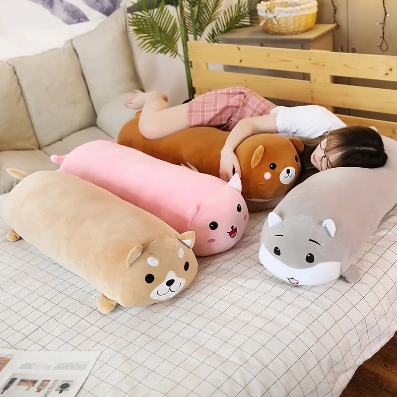 

New Soft Animal Cartoon Pillow Sofa Cushion Cute Fat Shiba Inu Dog Cat Bear Hamster Plush Toy Stuffed Lovely kids Birthyday Gift