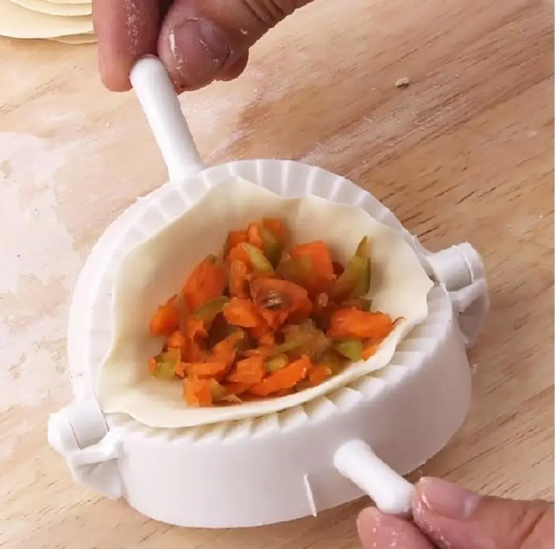 Practical Kitchen Tools Magic Manual Pack Dumpling Machine Food-grade Plastic Pinch Home Pack Dumpling White Color Cooking Tools Practical Kitchen Tools Magic Manual Pack Dumpling Machine Food-grade Plastic Pinch Home Pack Dumpling White Color Cooking Tools