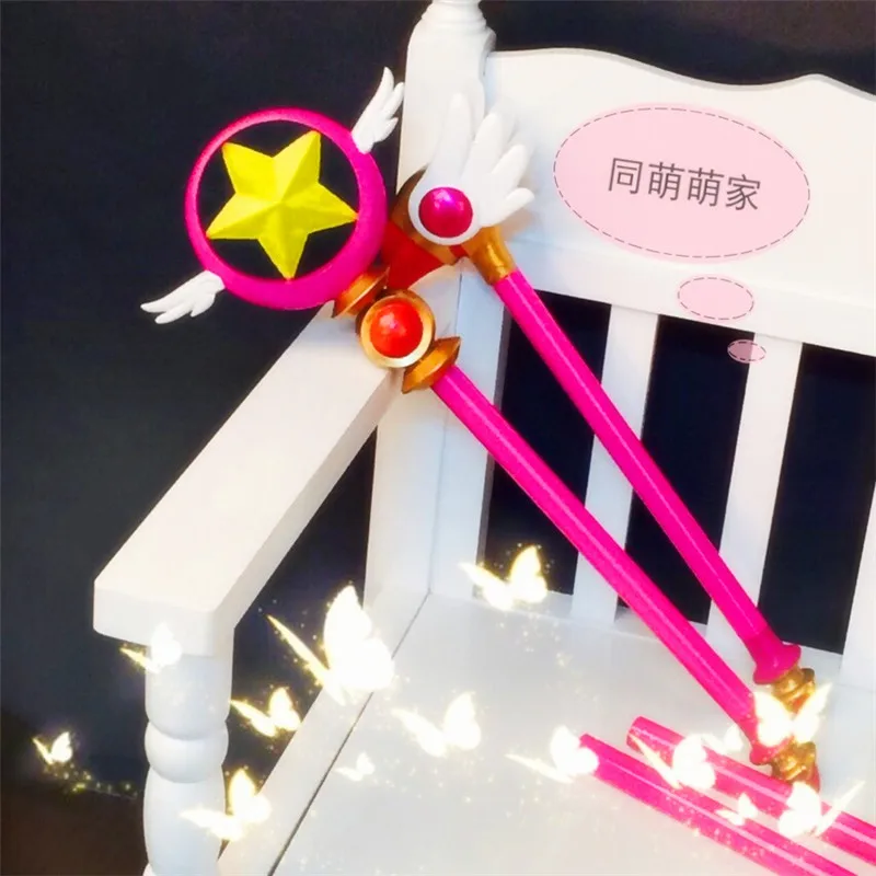 Оптовая продажа карт Captor Sakura Birdhead звезда волшебная палочка карнизы аксессуары