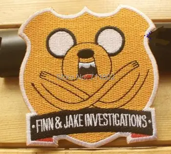 

Old dog jack iron on patches movie TV embroidered appliques cloth accessory coat badge wholesale