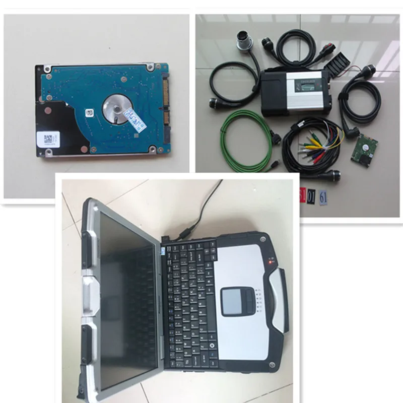 MB star c5 para benz herramienta de diagnóstico con Toughbook CF30 laptop 20199 último software hdd