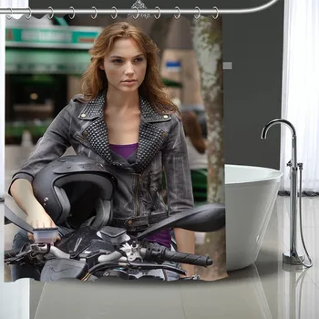 

Custom Gal Gadot Shower Curtain Modern Fabric Bath Curtains Home Decor Curtains More Size Custom Your image
