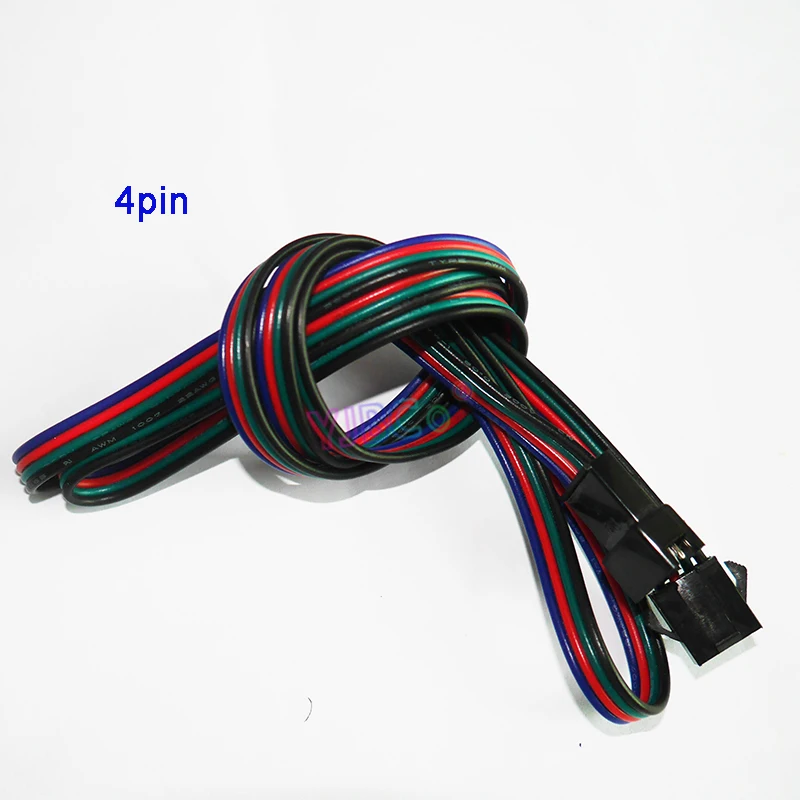 5 шт. 1 м 4 контактный 5pin 22AWG JST SM провод Папа мама соединительный кабель для RGB