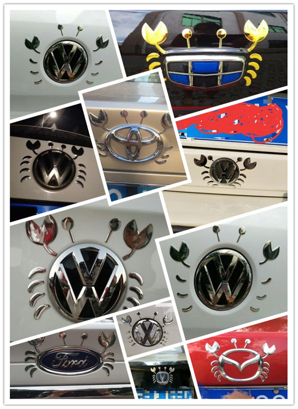 3D Car Styling Sticker Crab Sticker8_